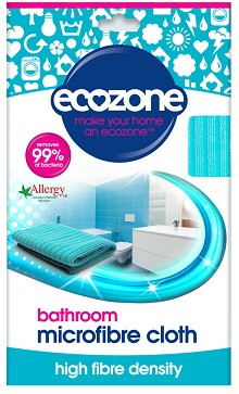 Ecozone bathroom cleaning cloth to help show you how easy it is to ditch those wipes