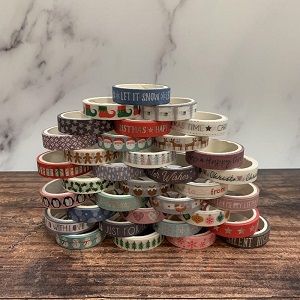 Christmas Washi tape is a recyclable and biodegradable tape and a great eco-friendly swap for Christmas