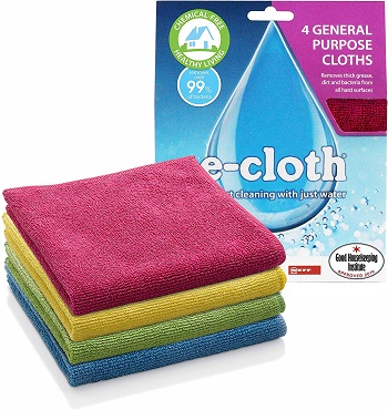 Pack of four E-cloths to help show you how easy it is to ditch those wipes