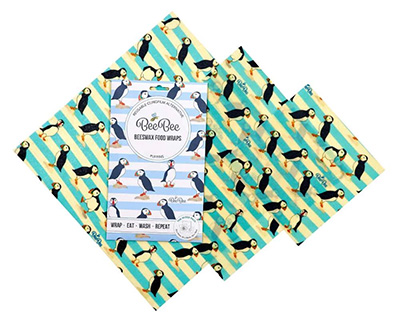 Image of Beeswax food wraps as an alternative to Cling Film