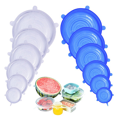 Image of Silicone Stretch Lids as an alternative to Cling Film