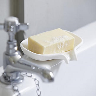 Lakeland's Soap Saver Dish with draining spout can help to extend the life of your bar of soap