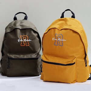 Image of Personalised Embroidered Backpacks. Making a great gift which is made from 100% recycled polyester. As backpacks are a necessity, this one of the great eco-friendly gifts for teenagers and pre-teens.