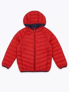 Image of a red Stormwear Lightweight Padded Jacket, made with recycled wadding.