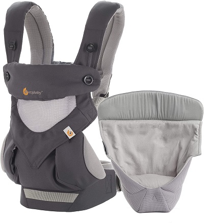 The Ergobaby 360 child carrier performed well and lasted throughout our time using it. You could look for a second hand one, or if you buy new sell on to a new family when finished.